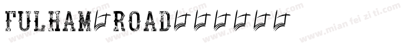 fulham road字体转换